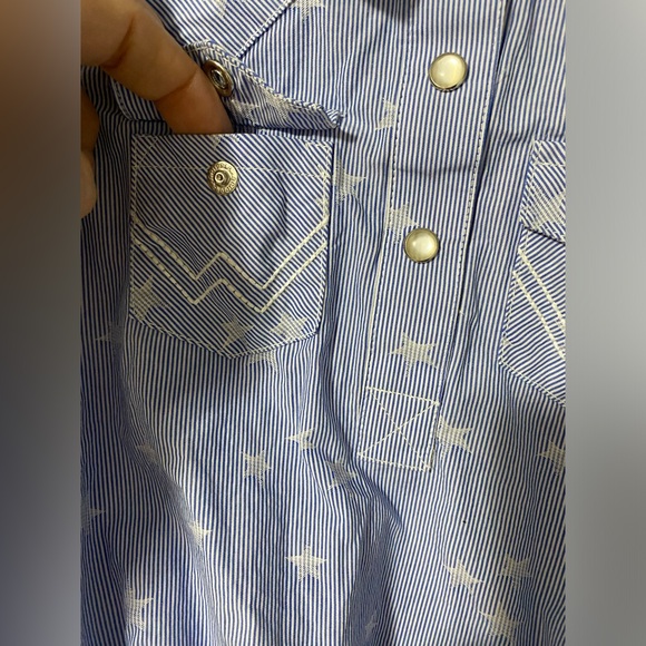 Wrangler Star Western Shirt With Pearl Buttons - Picture 5 of 8